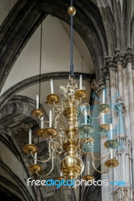 Detail View Of St Stephans Cathedral In Vienna Stock Photo