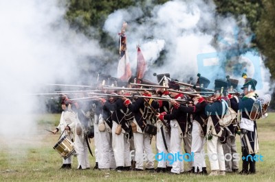 Detling, Kent/uk - August 29 : Men In Costume At The Military Od… Stock Photo