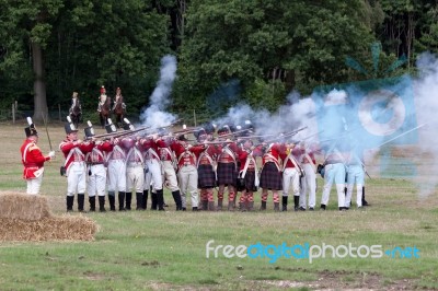 Detling, Kent/uk - August 29 : Men In Costume At The Military Od… Stock Photo