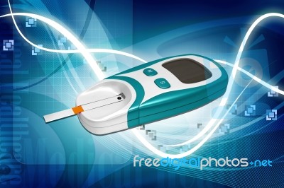 Diabetes Equipment Stock Image