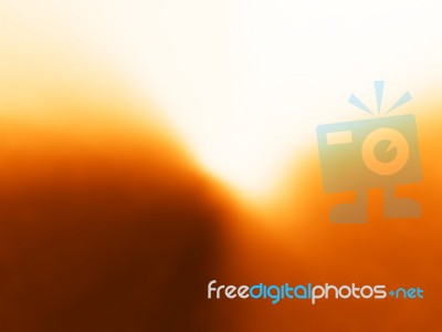 Diagonal Orange Light Leak Bokeh Background Stock Photo