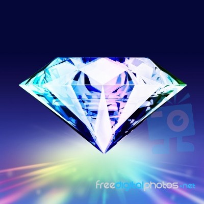 Diamond Abstract Background Stock Image