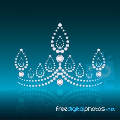 Diamond Crown Stock Image