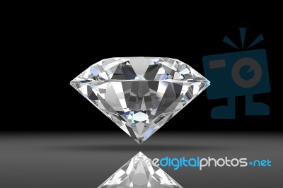 Diamond Jewel (high Resolution 3d Image) Stock Image