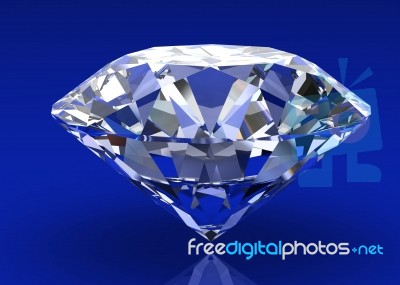 Diamond Jewel Stone Stock Image