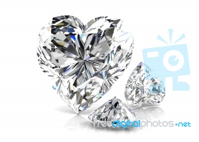 Diamond Jewel Stone Stock Image