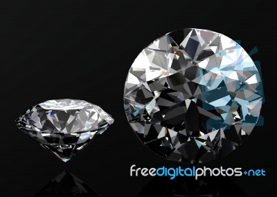 Diamond Jewel Stone Stock Image