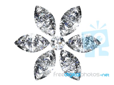 Diamond Jewel Stone Stock Image