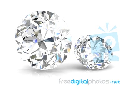 Diamond Jewel Stone Stock Image