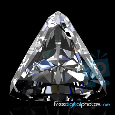 Diamond Jewel Stone Stock Image