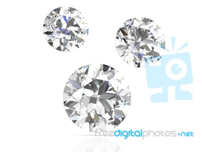 Diamond Jewel Stone Stock Image