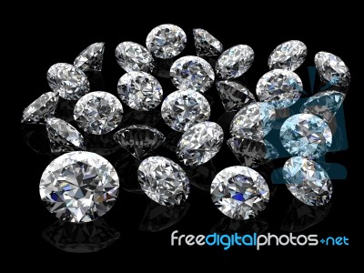 Diamond Jewel Stone Stock Image