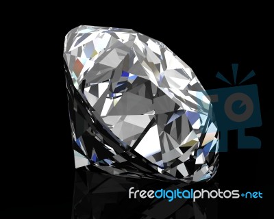 Diamond Jewel Stone Stock Image