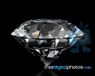 Diamond Jewel Stone Stock Image