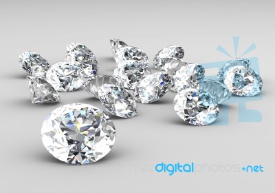 Diamond Jewel Stone Stock Image