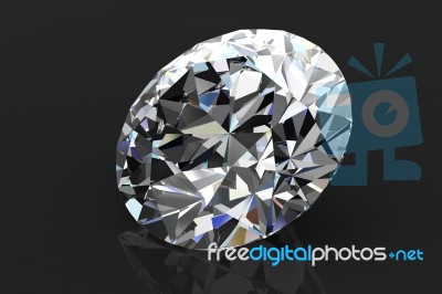 Diamond Jewel Stone Stock Image