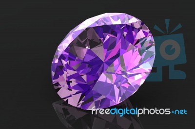 Diamond Jewel Stone Stock Image