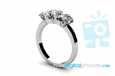 Diamond Ring Stock Image