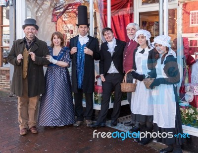 Dickensian Day In East Grinstead Stock Photo