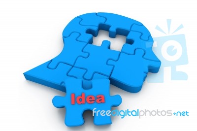 Different Idea Stock Image