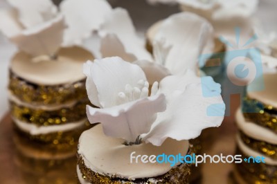 Different Kinds Of Tasty Cakes Stock Photo