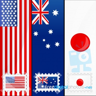 Different Nations Stock Image