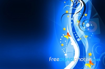 Digital Abstract Background Stock Image