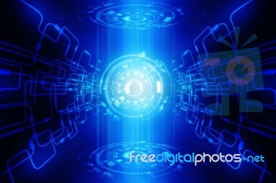 Digital Abstract Business Background Stock Image