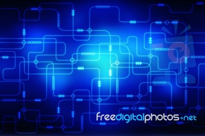 Digital Abstrct Business Background Stock Image