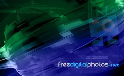 Digital Background Stock Image