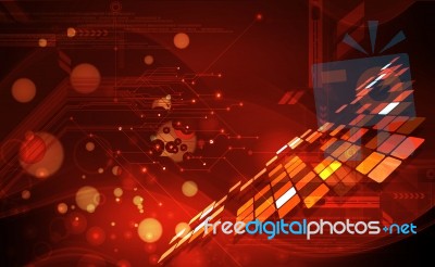 Digital Background Stock Image