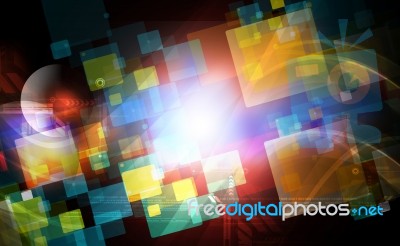 Digital Background Stock Image