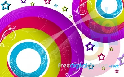 Digital Background Stock Image