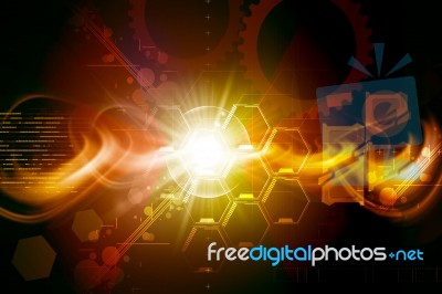 Digital Background Stock Image