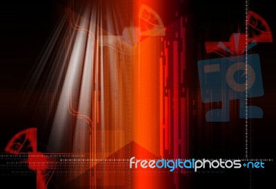 Digital Background Stock Image