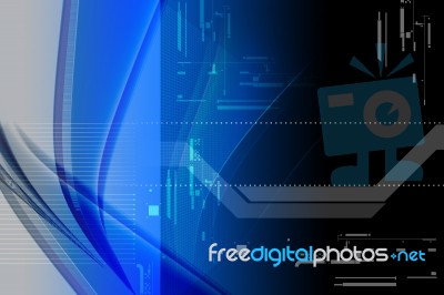 Digital Background Stock Image