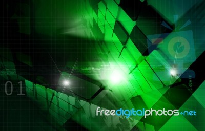 Digital Background Stock Image