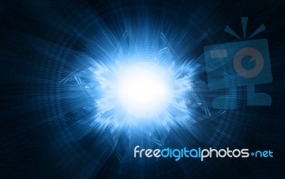 Digital Background Stock Image