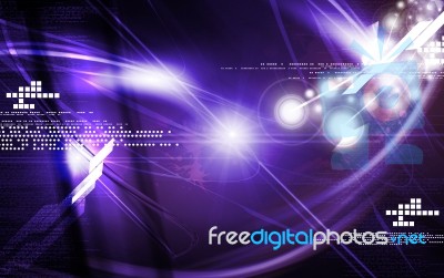 Digital Background Stock Image