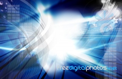 Digital Background Stock Image