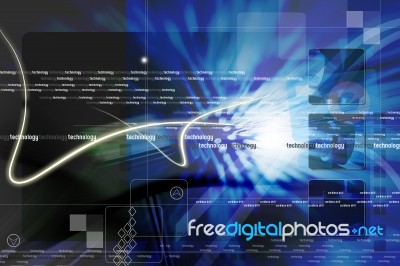 Digital Background Stock Image