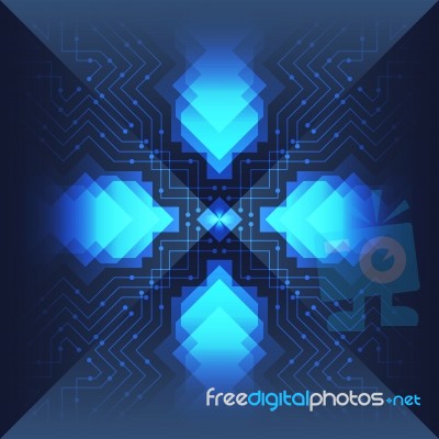 Digital Background Stock Image