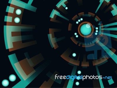 Digital Background Stock Image