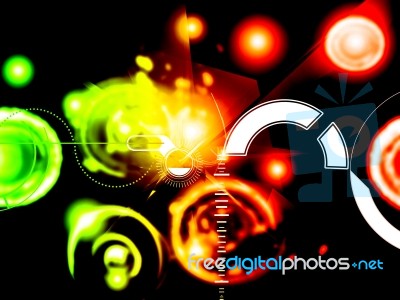 Digital Background Stock Image