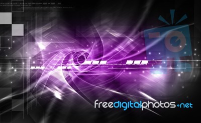 Digital Background Stock Image