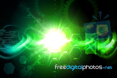 Digital Background Stock Image