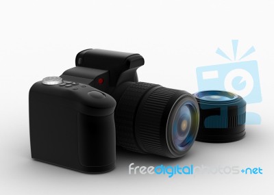 Digital Camera Stock Image