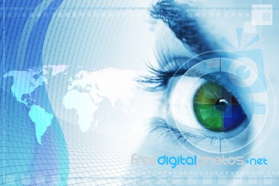 Digital Eye Stock Image