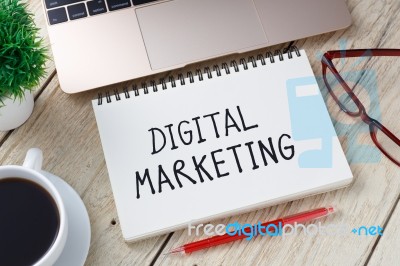 Digital Marketing Concept Stock Photo