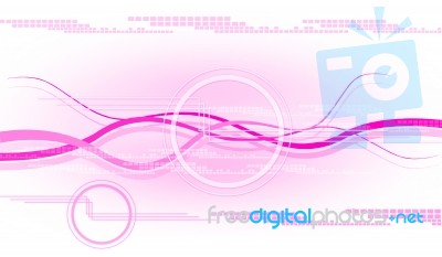 Digital Pink Background  Stock Image